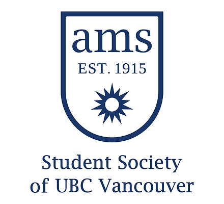 AMS logo that says Student Society of UBC Vancouver